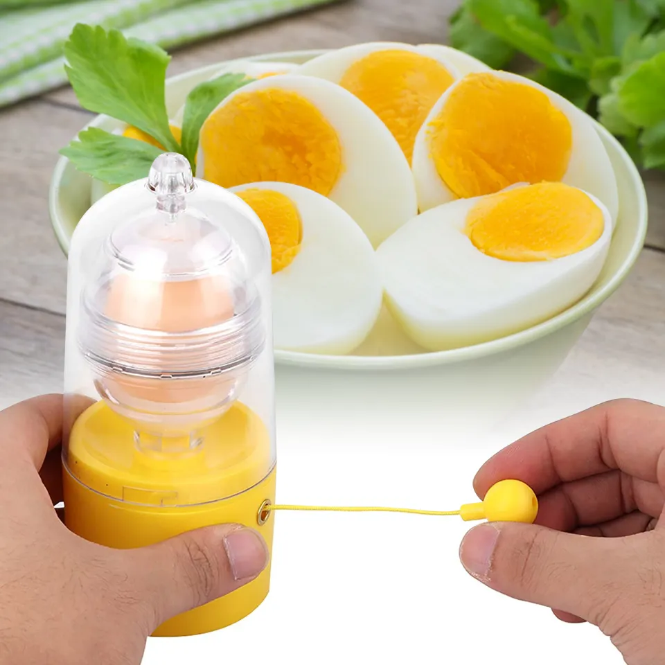 Scrambled Egg Maker, Make Golden Hard Boiled Eggs, Egg Yolk Mixer Shaker  Whisk Golden Egg