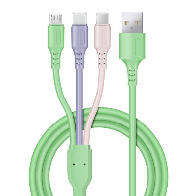 3-In-1 Data Cable Fast Charger สายชาร์จสายชาร์จสำหรับ Ios Android Type-C Interface Iphone