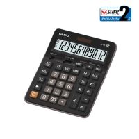 Casio Calculator เครื่องคิดเลข รุ่น GX-12B สีดำ บริการเก็บเงินปลายทาง