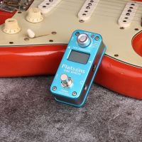 Flatsons Multi-Function Guitar Pedal Delay Reverberation Effect Pedal Tuner Mode Mini Guiatr Pedal FTE2