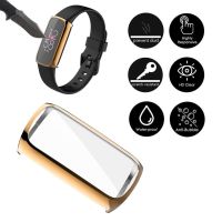 ✽ Miękkie etui na zegarek TPU dla Fitbit Luxe Smart Watch pełna ochrona ekranu rękaw powłoki ramki zabezpieczające przed uderzeniem akcesoria do zegarków