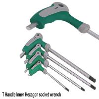 Hex Key Wrench T Handle Inner Hexagon Wrench 2.0mm 2.5mm 3mm 4mm 5mm 6mm 8mm 10mm CR-V Chrome-Vanadium Steel Hand Tool Spanner