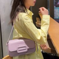 New Fashion High-end Messenger Bag Girl Versatile Shoulder Bag Luxury Pu Leather Candy Color Handbag