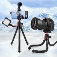 Coman Octopus Flexible Phone Tripod with Ball Head Camera Stand for Phone Stands Video Mount Ballhead