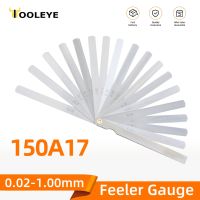 ✇✺◐ 150A17 Feeler Gauge Metric Probes For Gap Sheet Gauge Blades Measurment Tools Spark Plug Gauge Set Leaf Filler Thickness Gauge