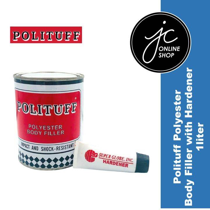 POLITUFF POLYESTER BODY FILLER WITH HARDENER LITER Lazada PH