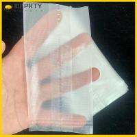 WAPKTY 100PCS โปร่งใสโปร่งใส กระเป๋าใส่เหยื่อตกปลาคาร์พ PVA ิ ฟิล์มนูน ตาข่ายเหยื่อ PVA ของใหม่ ละลายได้อย่างรวดเร็ว ถุงละลายน้ำ ปลาคาร์พตกปลา