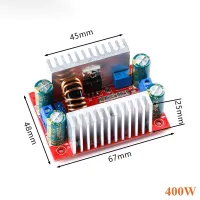 ;[-[; DC 400W 15A Step-Up Boost Converter Constant Current Power Supply LED Driver 8.5-50V To 10-60V Voltage Charger Step Up Module