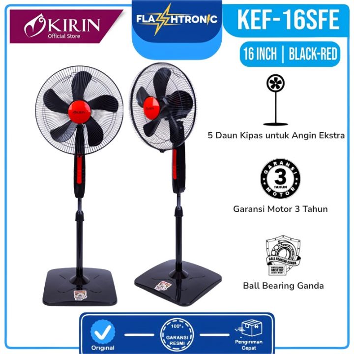 Kipas Angin Berdiri Kirin Kef16sfe Kef16 Kef 16 Stand Fan 16 Inch Garansi Resmi Lazada 6213