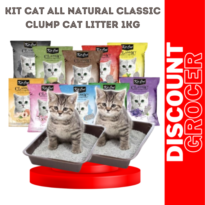 Kit Cat All Natural Classic Clump Cat Litter 1kg Lazada Ph 4050