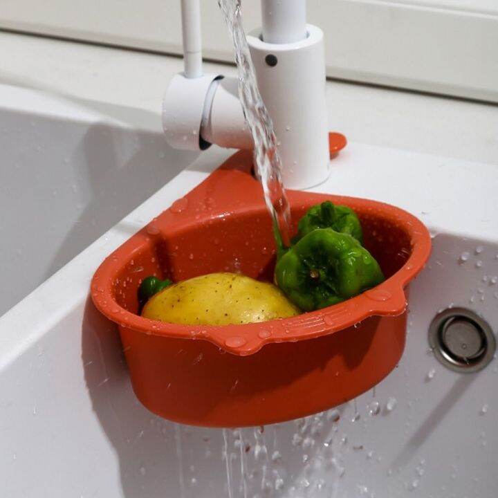 1pc Hollowed-Out Sink Drain Storage Rack, Simple Multifunction