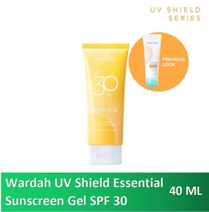 Ready Stock - Wardah UV Shield Essential Sunscreen Gel SPF 30 40ml ...