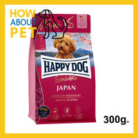 อาหารสุนัขมินิ Happy Dog Mini XS Japan อาหารสุนัขโตพันธุ์มินิ สูตรปลาเทราต์และสาหร่าย 300ก. (1ถุง) Happy Dog Mini XS Japan Chicken with Trout and Seaweed Dog Food for Very Small Dogs 300g. (1bag)