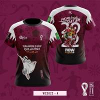 Sy3 เสื้อยืดลําลอง แขนสั้น คอกลม ลาย 22 23 Qatar Fans พลัสไซซ์ สําหรับผู้ชาย ผู้หญิง เหมาะกับการเล่นกีฬา YS3