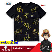 เสื้อวันพีช เสื้อลิขสิทธิ์ แท้ เสื้อยืดลายการ์ตูน ลาย one piece T-Shirt DOP-1195