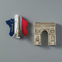 Arc DE triomphe Eiffel Tower Paris France magnetic fridge magnets tourist souvenir collection 3d magnetic refrigerator stickers