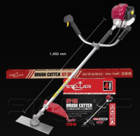 STELLAR เครื่องตัดหญ้า Brush Cutter 4 จังหวะ เครื่องยนต์เบนซิน 4 แรงม้า **ก้านแข็ง** ตัดหญ้าได้ทุกแบบ ใช้งานได้ทุกสภาพดิน ไม่ต้องผสมออโต้ลูป แรง สะใจ แถมฟรี! ใบมีดตัดหญ้า 2 ฟัน สายสะพายตัดหญ้าบ่าคู่ ตลับเอ็นตัดหญ้า พร้อมอุปกรณ์ครบชุด