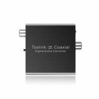 สองทิศทางโคแอกเซียลกับออปติคอลช่องต่อสัญญาณเสียงSPDIF สเตอริโอ Toslink ไปยัง Coaxial และ Coaxial ไปยัง Optical SPDIF Toslink