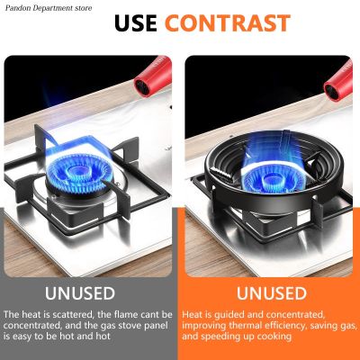 Holiday discounts Wind Shield Bracket Gas Stove Energy Saving Cover Disk Fire Reflection Windproof Stand Accessories For LPG Cooker Cover Kitchen