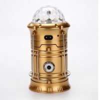 5V Charging Crystal Stage Light Colorful LED Rotating Disco Party Lamp Portable Lantern Collapsible Waterproof Party Light