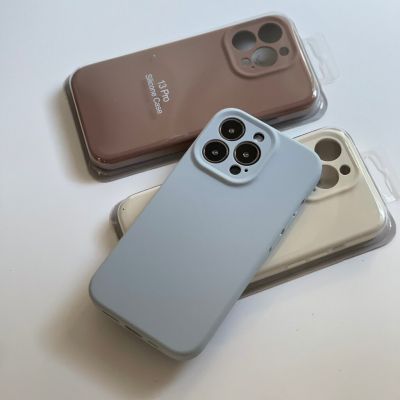 Silicone premium with camera Case (bluegray colors)