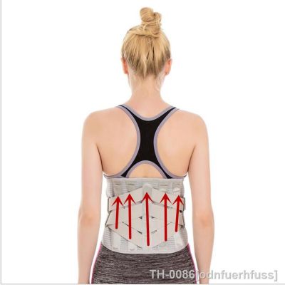☾▧ Elstiac-Cinto lombar para homens e mulheres instrutor de suporte cintura almofada ajustável 6 estadas fichário abdominal cintos ginástica fitness