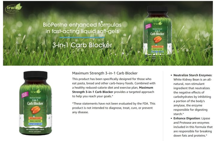 irwin-naturals-maximum-strength-3-in-1-carb-blocker-บรรจุแคปซูลนิ่มบรรจุของเหลว-75-แคปซูล