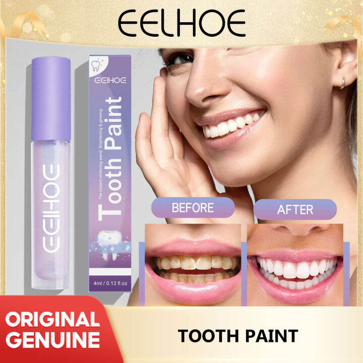 Eelhoe Tooth Paint Pen Teeth Whitening Toothpaste Oral Cleaning Remove Dental Yellows Brighten