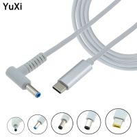 USB Type C to DC 4.5x3.0 7.9x5.5 7.4x5.0 5.5x2.1/ 2.5 4.0x1.35 3.0x1.1mm Male Plug Converter USB-C PD Charging Cable Cord