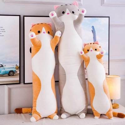 Long cat pillow plush toy doll best selling doll birthday gift