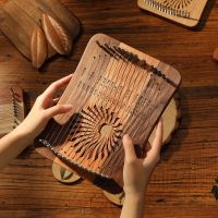 Hluru Lyre 31สายมินินิ้วหัวแม่มือ Kalyre นิ้วพิณไม้นิ้วหัวแม่มือ Kalimba Lyre มือใหม่เครื่องดนตรี