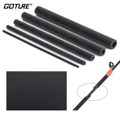 Goture Fishing Blank Rod Repair Accessories Set Carbon Fiber Stick with 4 Sizes Sandpaper Suit for Spinning Casting Rod Blank Accessories