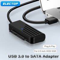 ELECTOP USB 3.0 to SATA Adapter 5Gbps USB Type-C to SATA Cable 2.5 Inch External Hard Drive HDD SSD Adapter Conversion Cable