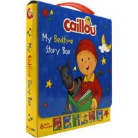 Caillou my bedtime story box card by series my bedtime story 6 Volume Set full color illustrations warm love parent-child English story picture book 3-6 years old English original imported childrens book