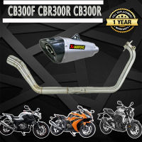 ท่อแต่งhonda cb300f cbr300r cb300rท่อakrapovic shorty เทาเคฟล่า ท่อแต่งcb300f cbr300r cb300r ชุดฟูล ตรงรุ่น เสียง แน่น นุ่ม ทุ้ม ไม่แตกในรอบสูง ระบายความร้อนได้ดีอ