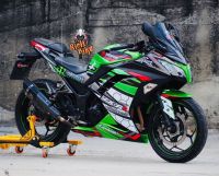 สติ๊กเกอร์แต่งลายรถ KAWASAKI NINJA 300 ลาย Racing Sport V.5