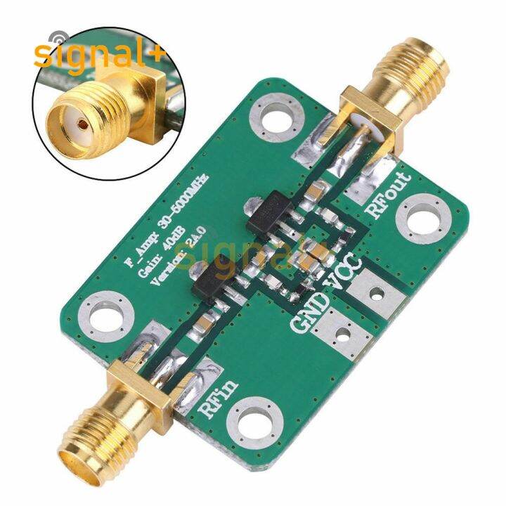 Modul Amplifier Broadband RF 30-4000Mhz 40Db Gain Untuk FM HF VHF/UHF ...