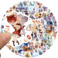 hot【DT】 10/30/50/100pcs Cartoon Genshin Anime Stickers Game Decal Motorcycle Laptop Car Sticker Kid