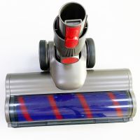 เครื่องมือหัวแปรงถูพื้นแบบมอเตอร์สำหรับ V10 Dyson V8 V7เครื่องดูดฝุ่นแบบมือจับ V11กวาดพื้นนุ่มลูกกลิ้งขัดเท้าแปรงถูพื้นเปลี่ยนเครื่องดูดฝุ่น Acces