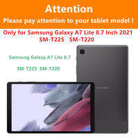 สำหรับ Samsung Galaxy Tab A7 Lite 8.7 SM-T220 T225พร้อมขายึดกันกระแทก Heavy Case ในตัวป้องกันหน้าจอแท็บเล็ต Cover