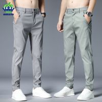 【CC】♗  New Thin Pants Men 4 Colors Classic Fashion Business Straight Cotton Color Brand Trousers 38