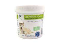 Petside​ Ear wipes แผ่นเปียกเช็ดหู100แผ่น