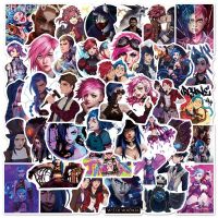 10/30/50pcs Cool Cartoon Anime Arcane Game Stickers Decals DIY Skateboard Laptop Motorcycle Phone Bike Car Sticker for Kids Toy