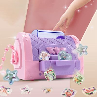 DIY Sticker Maker Toys Diy Creative Handbags Toy for Girls Childrens 3D Stickers Machine Early Learning Educational Party Gift