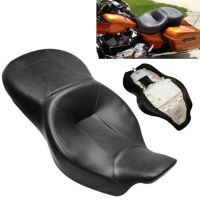 Asiento De Pasajero Para Motocicleta, Asiento Negro Para Harley Touring CVO Road King Electra ร่อนไปตามท้องถนนจำกัดพิเศษ FLHTKL 2014-2020