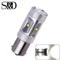 S&amp;D 1156 BA15S LED Bulbs Auto Fog Tail Turn Cree Led Chip S25 P21W Light R5W Lamp parking Reserve Lights car light source D040