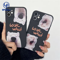 เคสสำหรับ OPPO A38 4G A17 A17K A77s A95 A96 A76 A55 A16 A15 A31 A95 A9 A54 A15s A77 A92 A93 A57 Reno A3s A5s A53 A33 A32 A74 A7 A5 A72 A52เคสนิ่มซิลิโคนเคสโทรศัพท์เป็นคู่สุนัขตลก F11