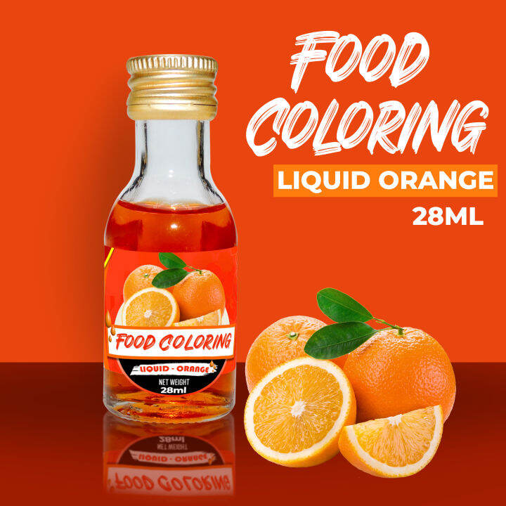 Food Coloring Liquid Orange 28ml Buy 10 Get 1 Lazada PH