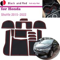 Rubber Mat Door Groove For Honda Shuttle GP7 GK8 9 2015~2022 2016 Cup Cushion Gate Storage Slot Coaster Dust-Proof Sticker Pad