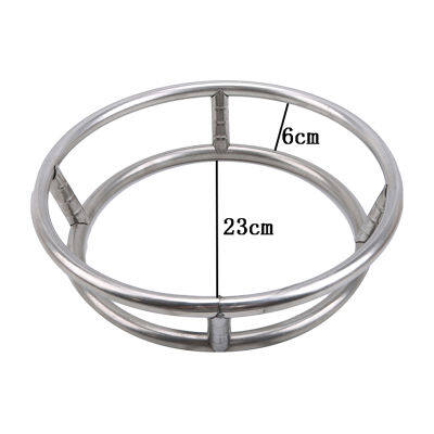 New Stainless Steel Round Shelf For Home Wok Double Insulation Anti-scald Stainless Steel Wok Rack Round Type Pot Ring Rack